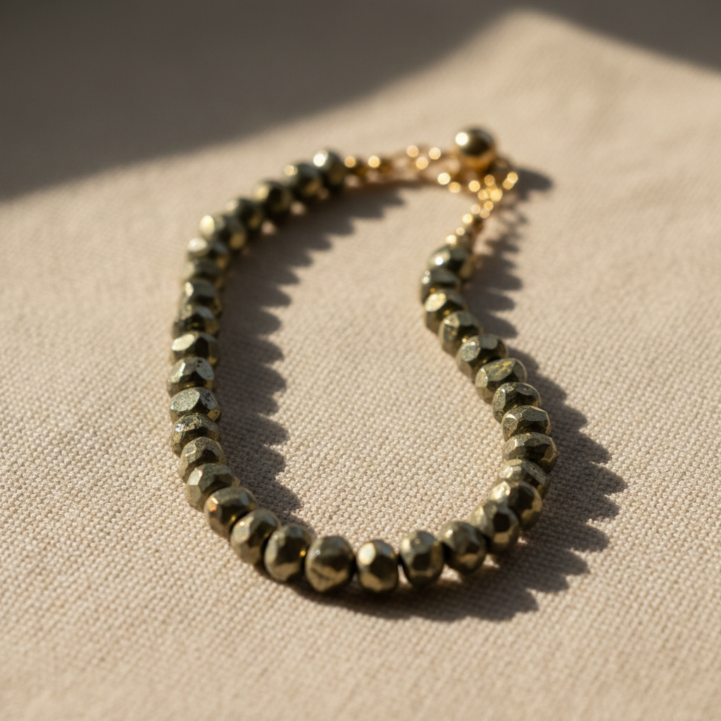 Pyrite Anklet