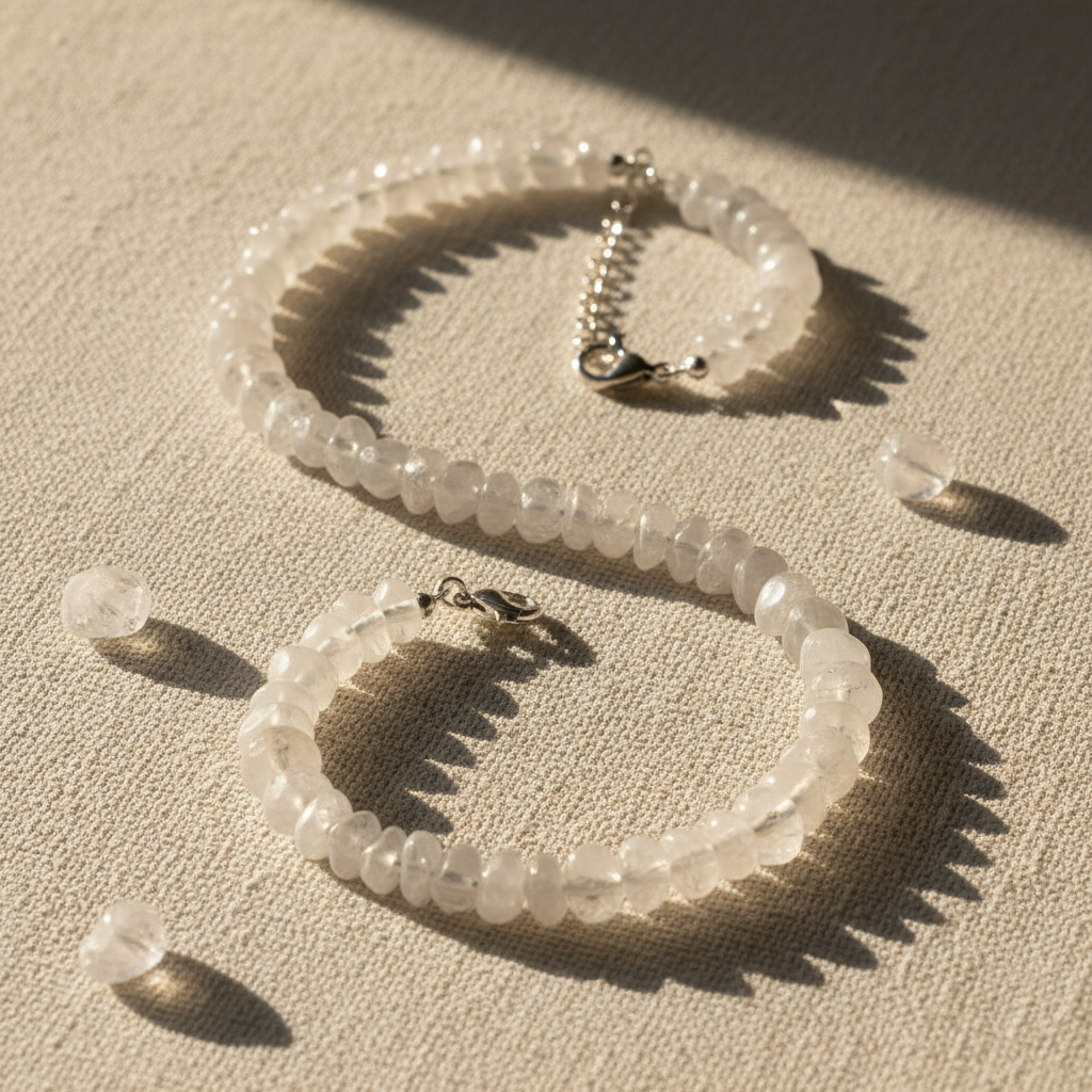Clear Quartz Anklet