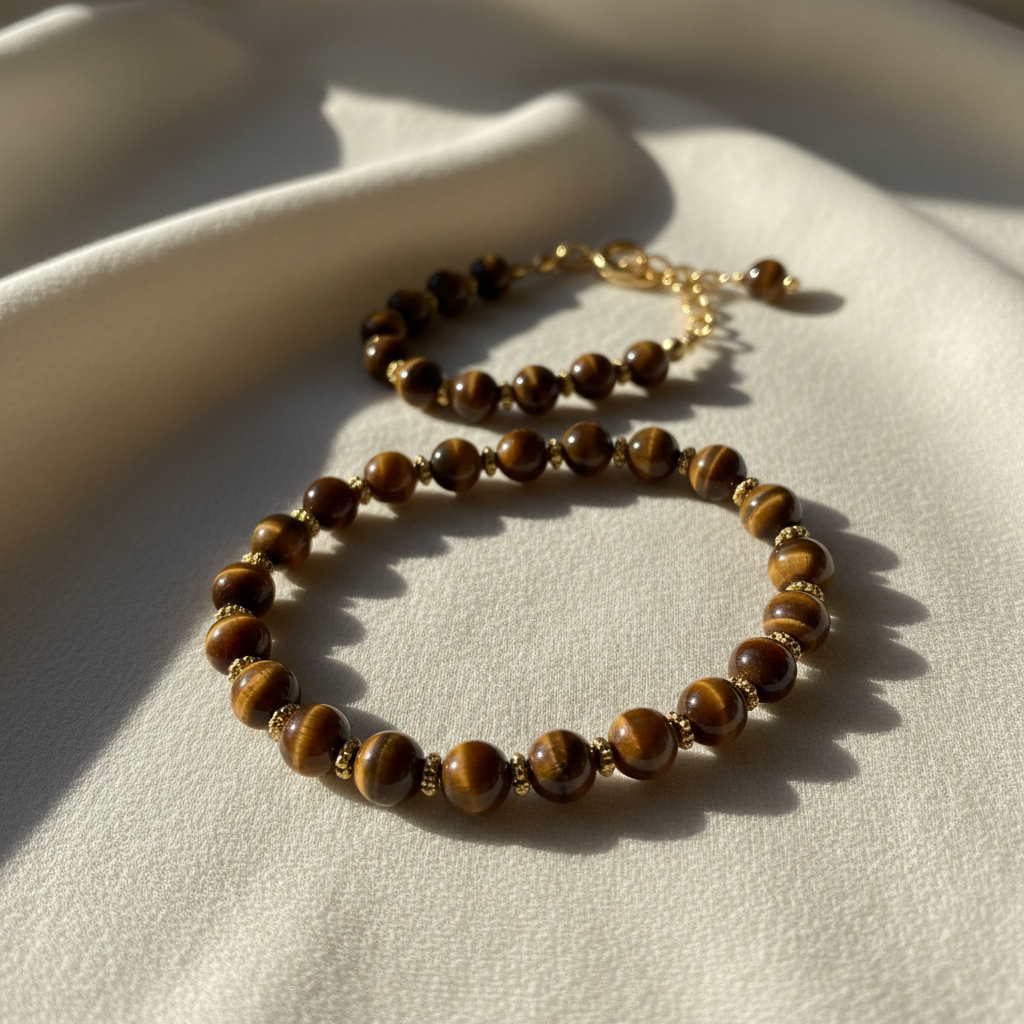 Tiger Eye Anklet