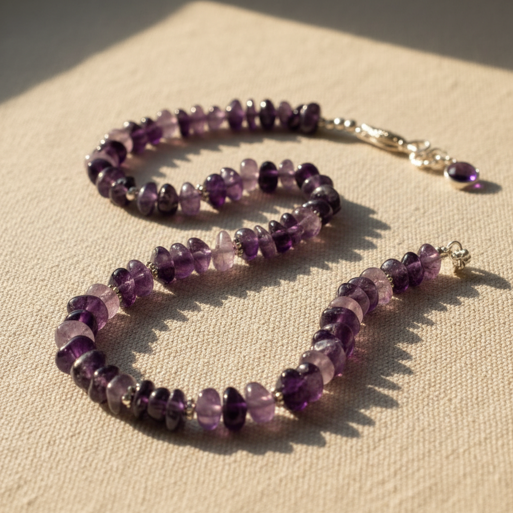 Amethyst Anklet